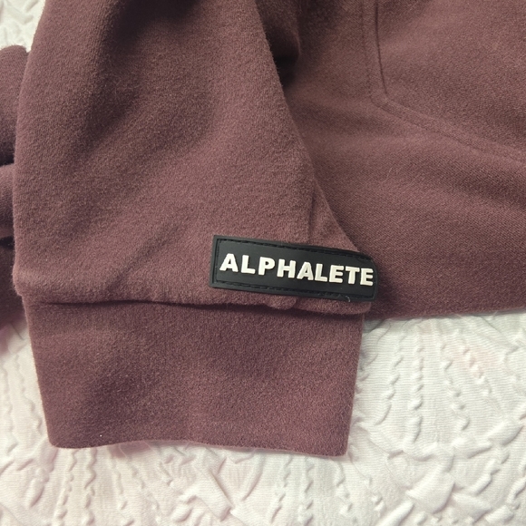 Alphalete Burgundy Identity Jogger Set - Picture 2 of 10